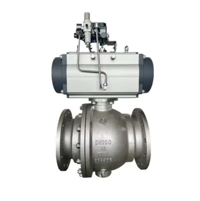 Stainless Steel Air Actuated Medium Pressure Ball Valve